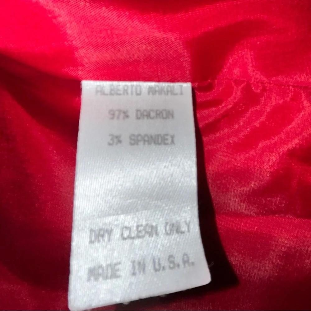 Vintage Alberto Makali 3pc skirt set‎ size 12